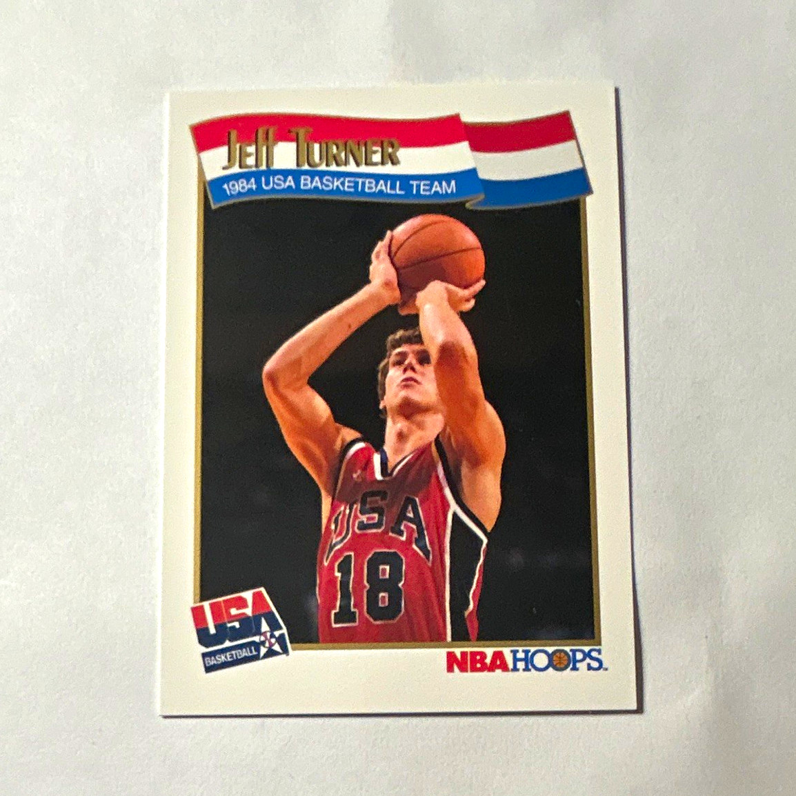 NBA Hoops 1991-92 Jeff Turner USA Basketball 1984 Olympic Games #36