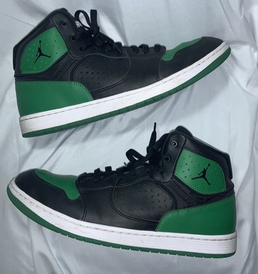 Nike Air Jordan Access Black Aloe Verde White Mens 11.5M Casual Shoes AR3762-013