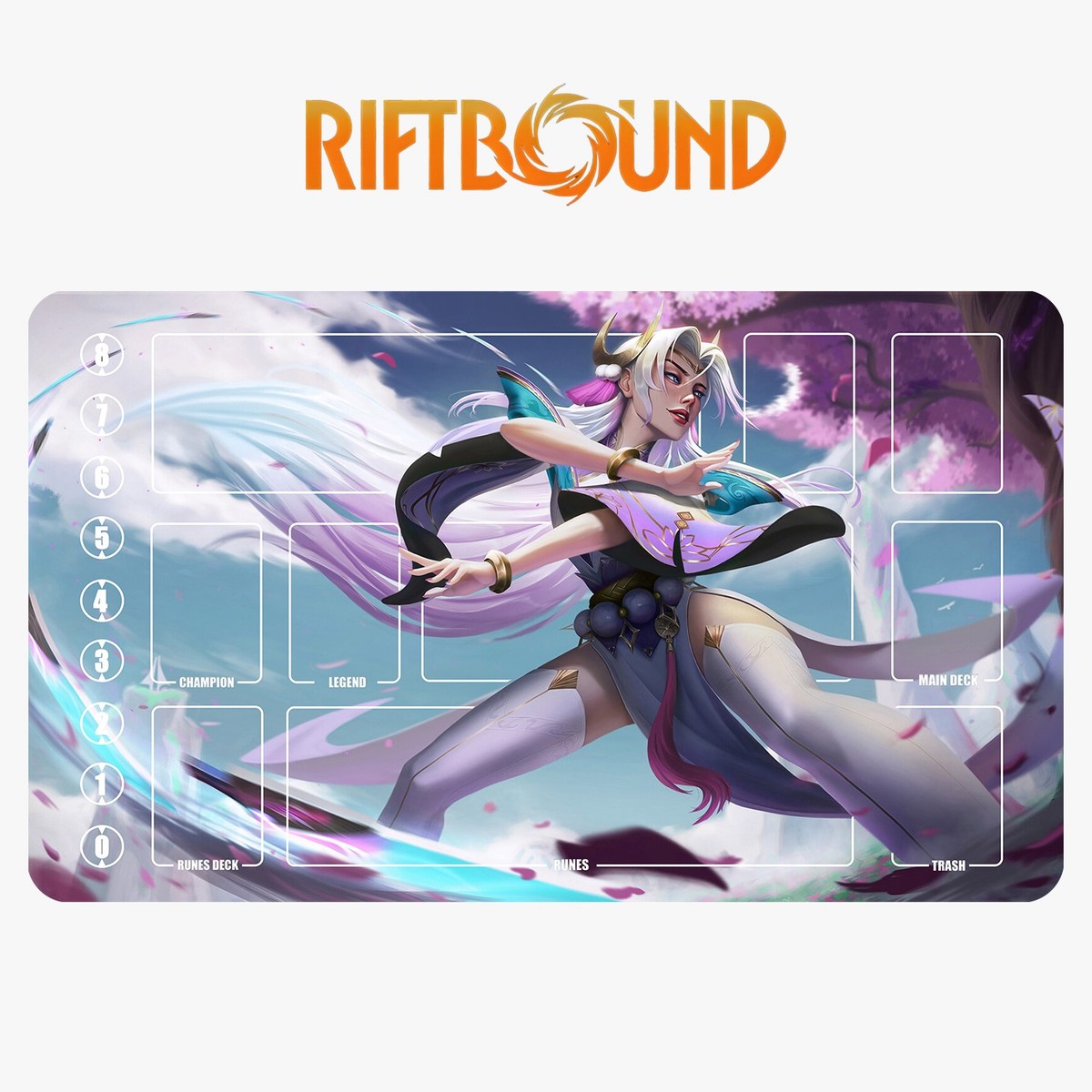 Irelia Riftbound Playmat League of Legends Playmat+Bag Trading