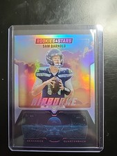 2025 Rookies &Stars Sam Darnold Airborne #19 RC Silver Prizm