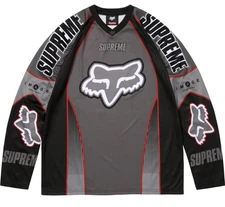 Supreme Fox Racing DMX Jersey Black/Grey Cam Size MED Brand New Authentic Rare