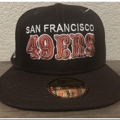 New Era San Francisco 49ers 59FIFTY Fitted Hat - Brown, Size 7 1/8