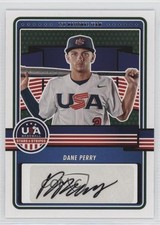 2023 Panini USA Baseball Stars & Stripes Dane Perry (Black Ink) Auto 0jd0