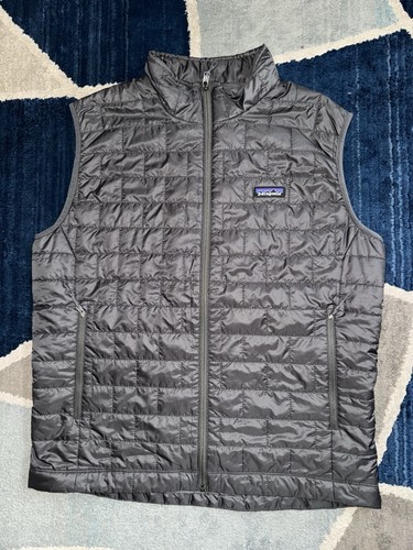 Patagonia Men’s Nano Puff Vest Gray Size Large | eBay