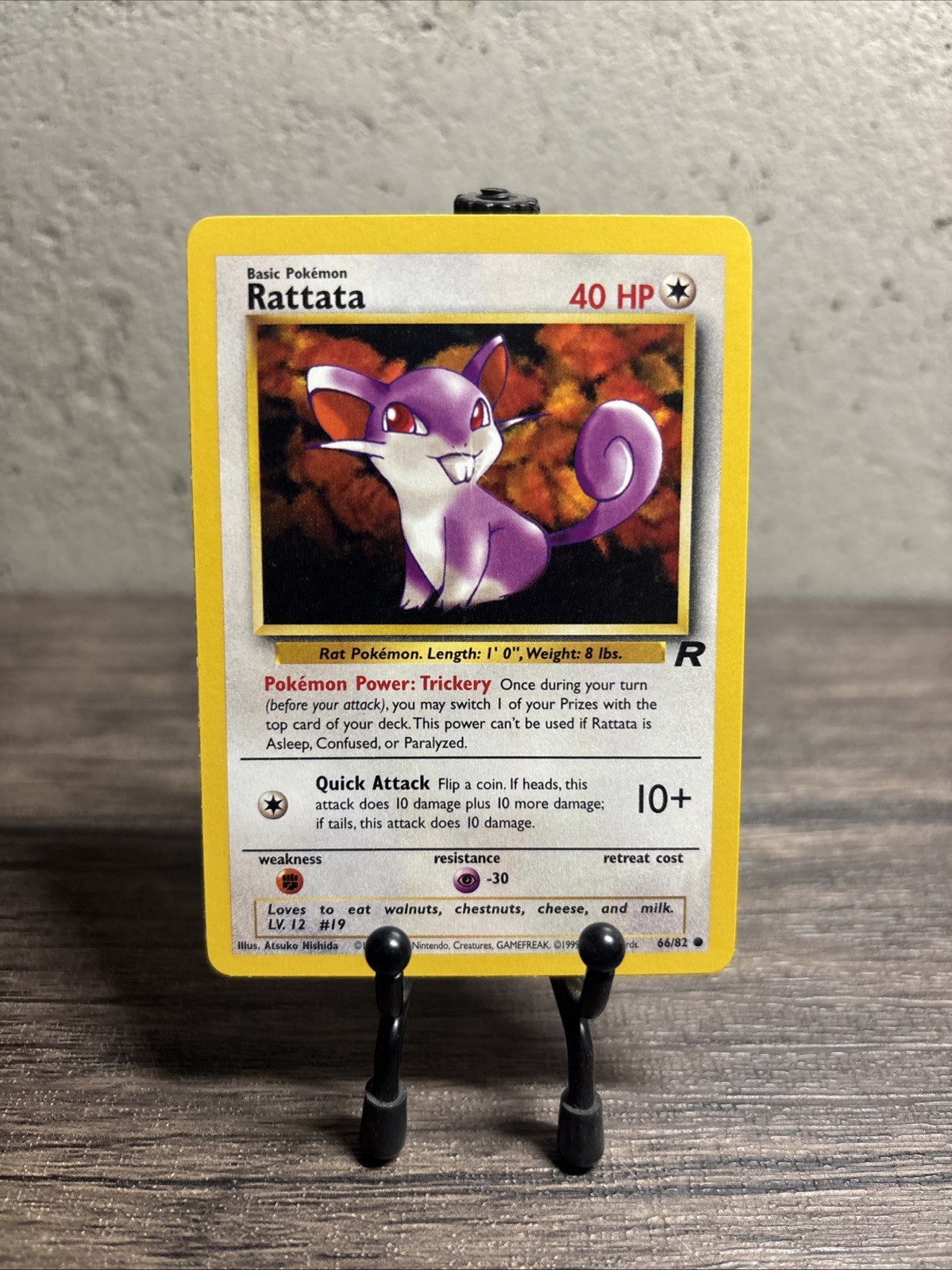 Rattata 66/82 Team Rocket Regular Common-Non Holo-Pokemon TCG-Fast Shipping-NM!