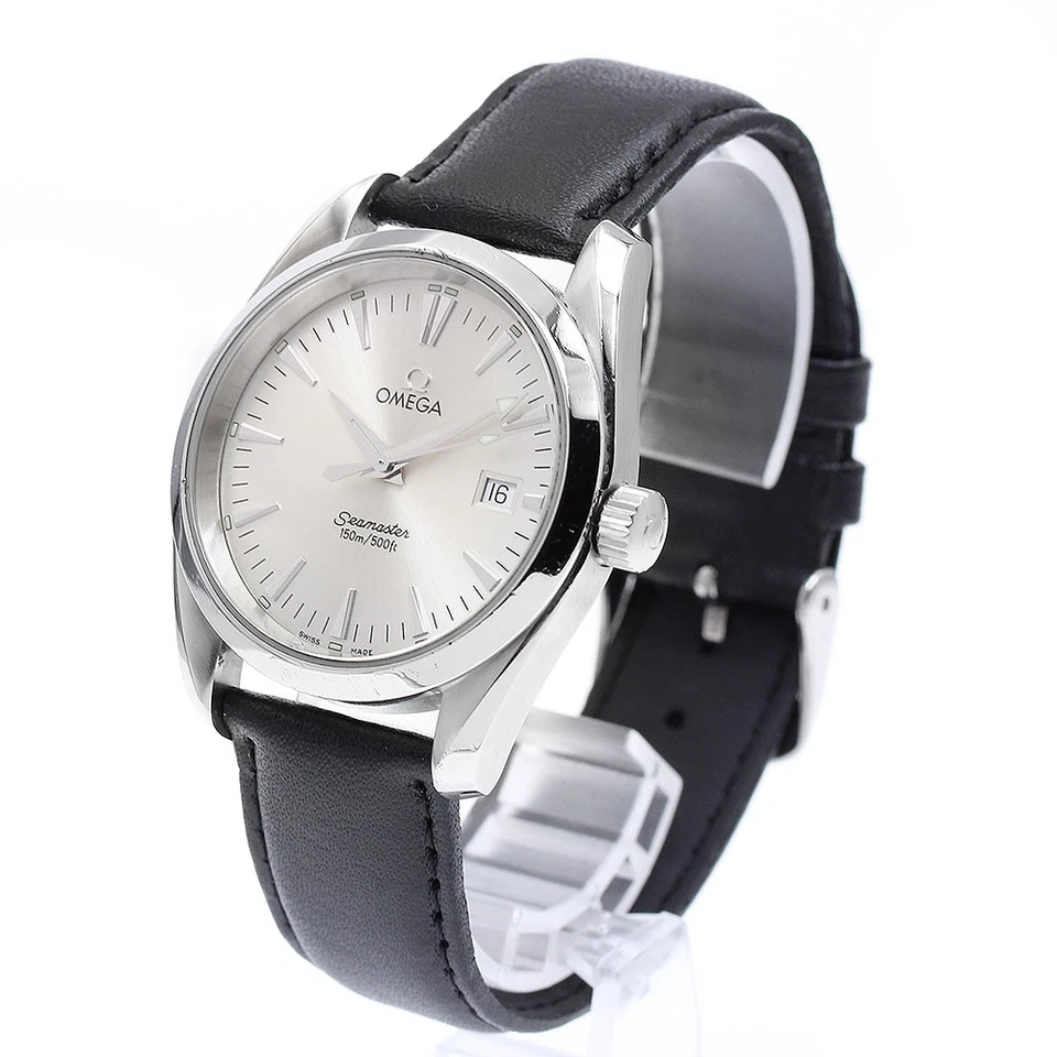 OMEGA Seamaster Aqua Terra 2518.30 Date Silver Dial Quartz Men's Watch_888633 - Image 2 of 4