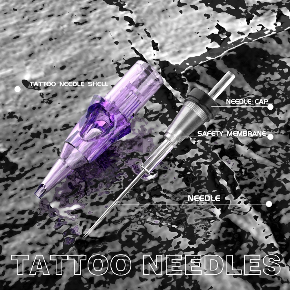 Tattoo Needle Cartridges Professional Sterile Size 50Pcs Mixed RL RS RM M1 image 3