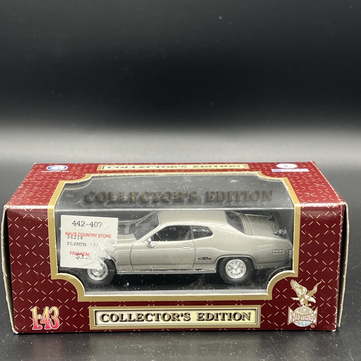 1971 Plymouth GTX 1/43 Road Legends Silver w/ Black Inlay. | eBay