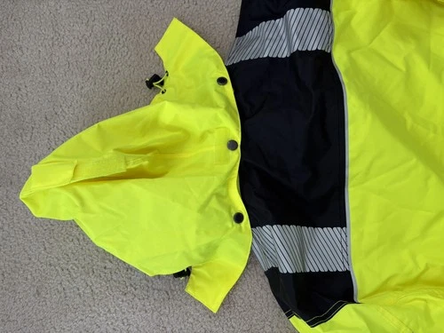 PORTWEST PW3 HI-VIS WINTER JACKET – T400 Safety Rain Reflective image 14