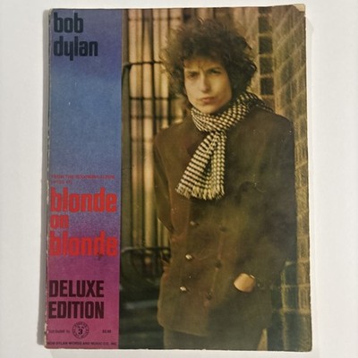 Vgt Bob Dylan Piano Lyrics Guitar Blonde On Blonde 1966 Delux Ed 48 Pgs 14 Songs