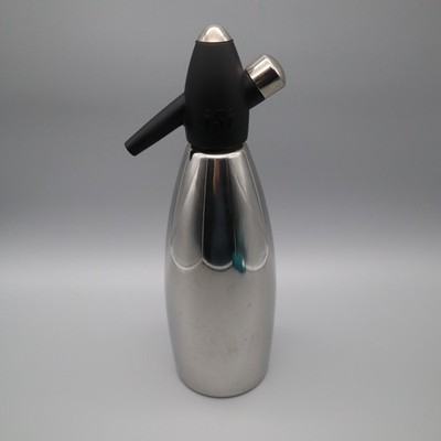 ISI Soda Siphon Seltzer Water Maker Dispenser 1L Stainless Steel T0025