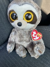 TY Beanie Boo 7" Dangler the Sloth Plush Stuffed Animal Toy With Tag