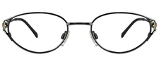 Neostyle Office 687 Gun/gold 51-18-135 Soft Cat Eye Plastic Eyeglasses Rx Ready