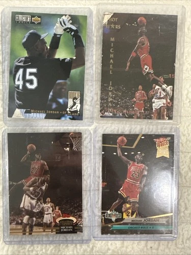Michael Jordan Lot of (4) Cards 1992 Ultra And Stadium Club 93 Rookie & Promo
