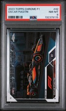 2023 TOPPS CHROME FORMULA 1 #42 OSCAR PIASTRI PSA 8