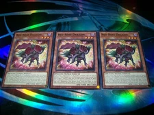 3x Red Rose Dragon 1st Edition Common L5DD-ENA07 Yu-Gi-Oh!