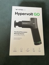 Hypervolt GO Handheld Percussion Massage Device with Charger  Attachments 