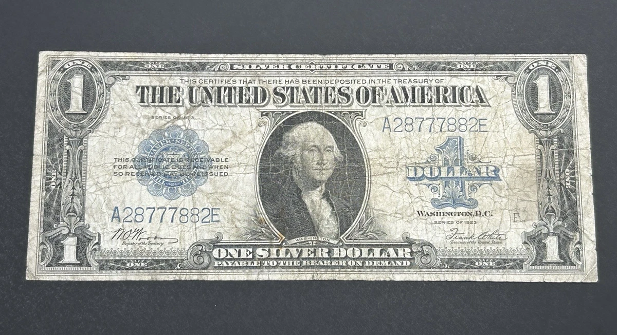 1923 $1 US Large Silver Certificates for sale | eBay