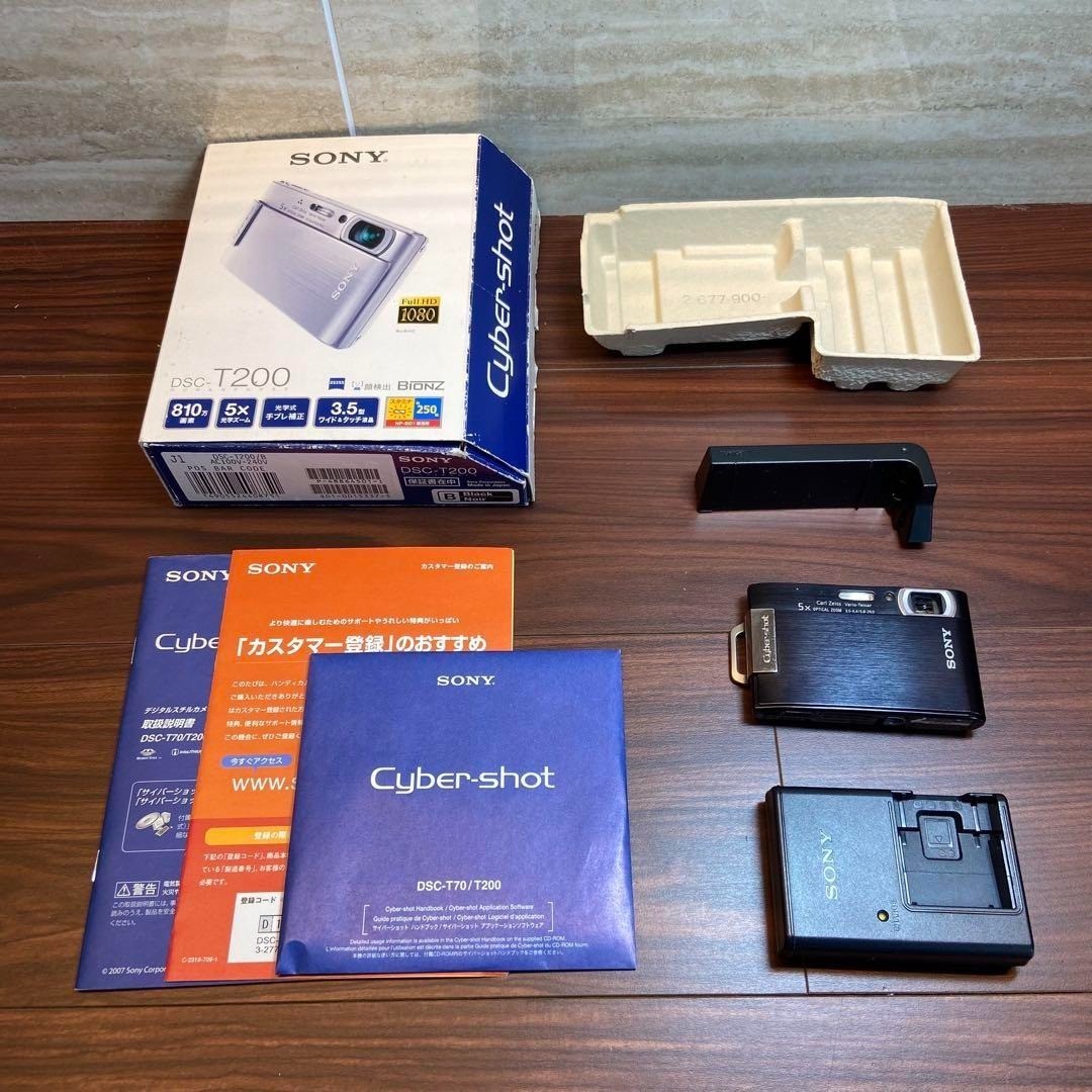 SONY Cyber-shot DSC-T200 コンパクトデジタルカメラ Amazon.com : Sony Cybershot DSC-T200 8.1MP Digital Camera
