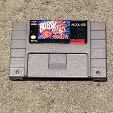 Bubsy in Claws Encounters of the Furred Kind Super Nintendo SNES Cart Only