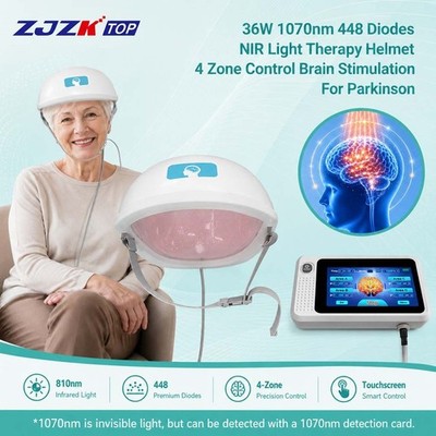 1070nm Brain Therapy Helmet 448 Diodes for PTSD Depression Anxiety Home Use