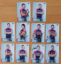 10 x karty z autografami (część 2), Team Lampre Merida 2016,sig.Mori, Meintjes, itp.