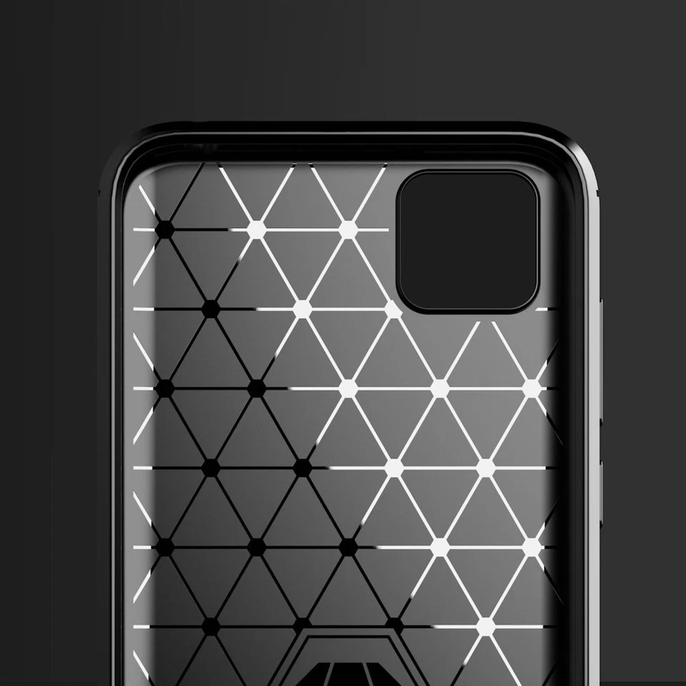 Schutzhülle für Huawei Y5P Case Carbon Optik Tasche TPU Silikon Handy Cover - Bild 4 von 4