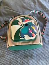 NWT Disney Stitch Holiday Mauve,Teal, Pink, Aqua Mini Backpack
