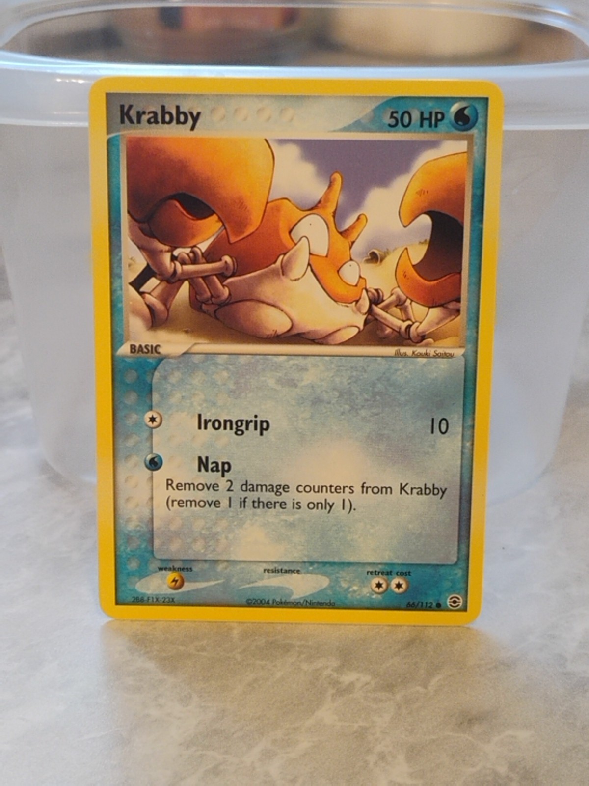 Krabby 66/112 FireRed & LeafGreen Regular