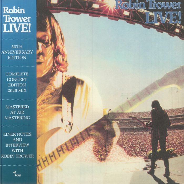 TROWER, Robin - Robin Trower Live! (50th Anniversary Edition) - Vinyl (2xLP)