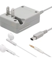 3DS Ac adpter & Ear Bud Kit Use With 2ds Xl DSi Nintendo 