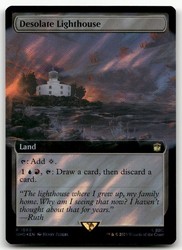 Desolate Lighthouse Extended Art Surge Foil #1080 Doctor Who MTG