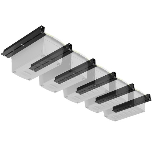 Overhead Bin Hat Rack Overhead Garage Storage Rack, 17 Inch Adjustable, 6 Sets for 5 Bins | eBay