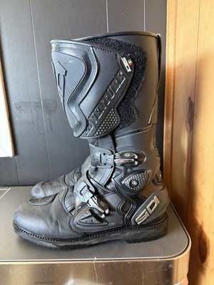 Sidi Adventure 2 Motorcycle Boots Size 11.5 / EU 46 Black Waterproof