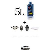 Hoffcar Wartungsset 4 Filter Und 5L ÖL FüR Subaru Impreza II 2.0 WRX 165KW Ab