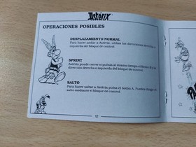 Caja, corcho y manual de reemplazo del Asterix para NES - Nintendo NES.