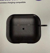 Deal Worthy Earbud Case Cover Only for Airpods 1st  2nd Gen Color Black