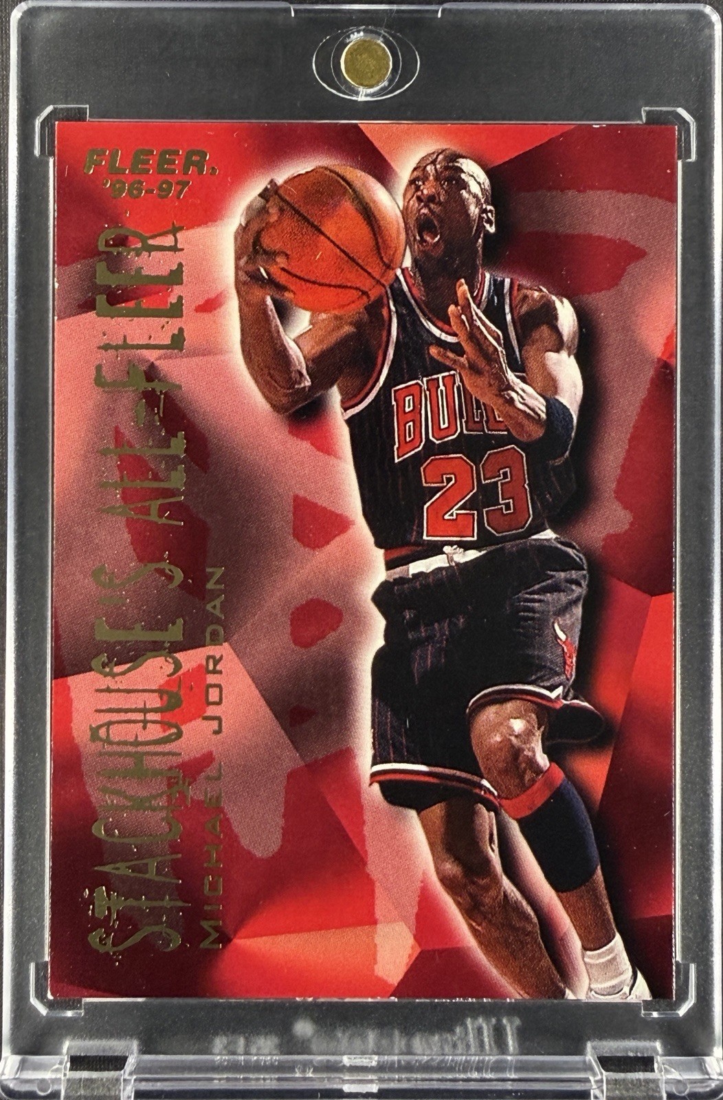 MICHAEL JORDAN 1996-97 Fleer Stackhouse’s All-Fleer 4 of 12