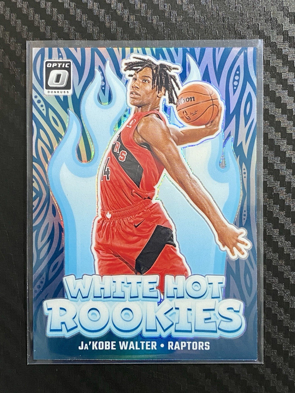 2024-25 Panini Donruss Optic Ja-Kobe Walter White Hot Rookies #13 Holo Toronto