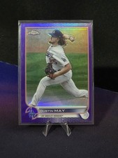 2022 Topps Chrome Update Series - Dustin May #USC40 Purple Refractor