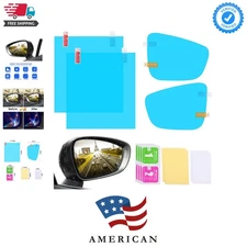All-in-One Car Mirror Protection Set: Waterproof Anti-Fog Film (4 Pieces)