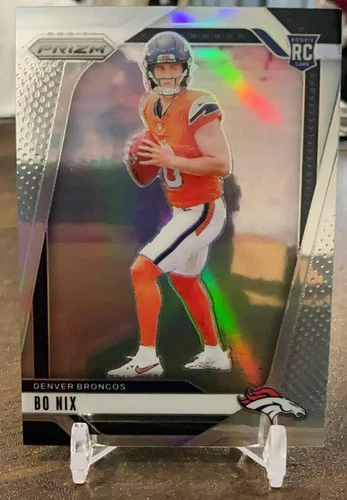 2024 Panini Prizm - Rookies Bo Nix #309 Silver Prizm (RC)