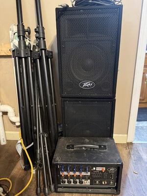 #ad Peavey PV 5300 Powered Mixer – 200 Watt All In One PA Amplifier $450.00