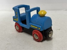 Brio Wooden Blue Steam Engine With Driver Compartment Unboxed