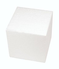 EPS Foam 300mm x 300mm x 300mm. medium density polystyrene ideal for carving