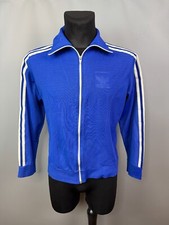 ADIDAS JACKET VINTAGE 1970's TRACK TOP SPORT TREFOIL MEN BLUE SIZE 6 M