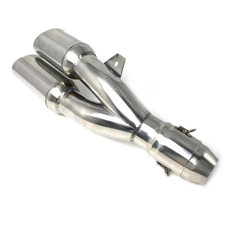 Exhaust muffler Twin for Suzuki Bandit 1200 / S Silencer Stainless Steel Foto 3 de 4