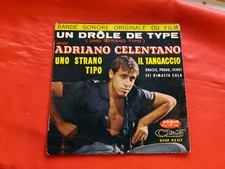 DISCO 45 giri -  Adriano Celentano ‎– Uno Strano Tipo / Il Tangaccio - Bande Son