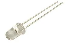 Steren 5mm Light Emitting Diode ( LED) , Ultra Bright, Clear Blue Bulb - 5 Pack