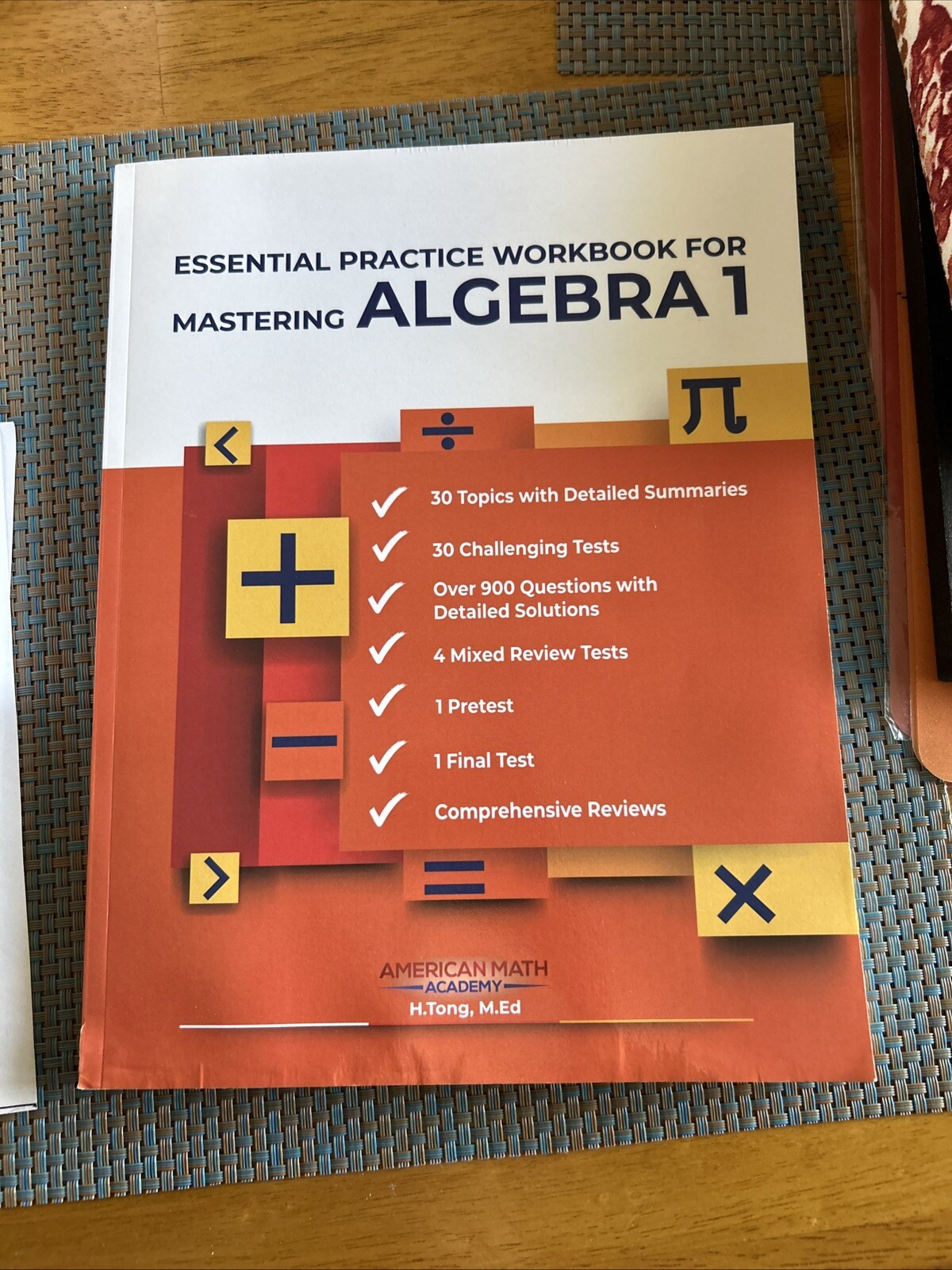 Essential Practice Workbook for Mastering Algebra 1 by American Math ...